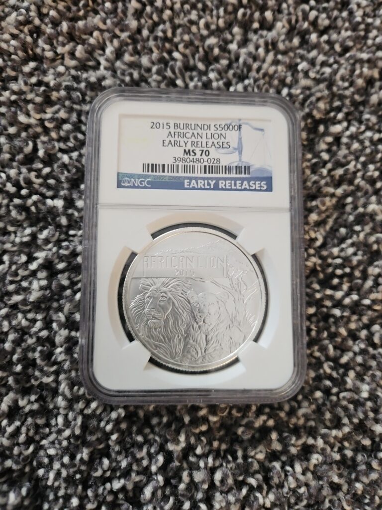 Read more about the article 2015 Burundi African Lion Early Releases NGC MS70