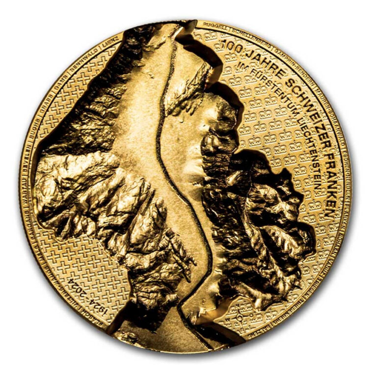 Read more about the article 2024 Liechtenstein 1 oz Proof Gold 100 Years Swiss Franc