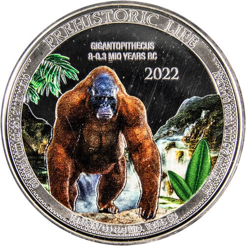 Read more about the article 2022 1 oz Congo Silver Gigantopithecus Coin (BU)
