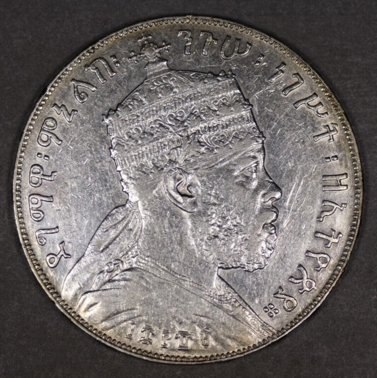 Read more about the article 1897 Ethiopia Silver 1 Birr