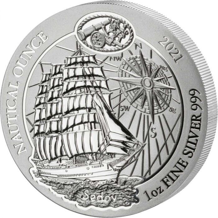 Read more about the article 2021 Rwanda Nautical Ounce HMS Sedov 1 oz Silver Coin