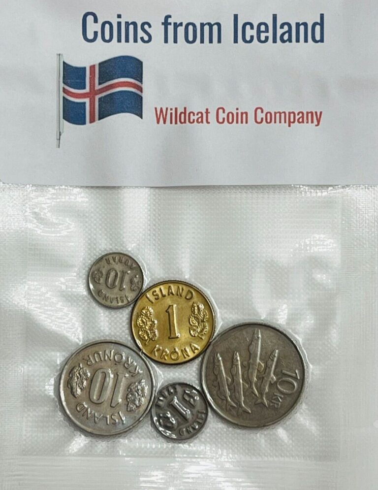 Read more about the article Iceland Coins – 5 Random Coins – Free Shipping