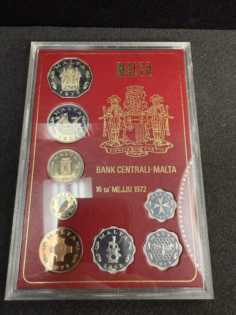 Read more about the article 1972 Malta 8 Coin Proof Set Royal Mint