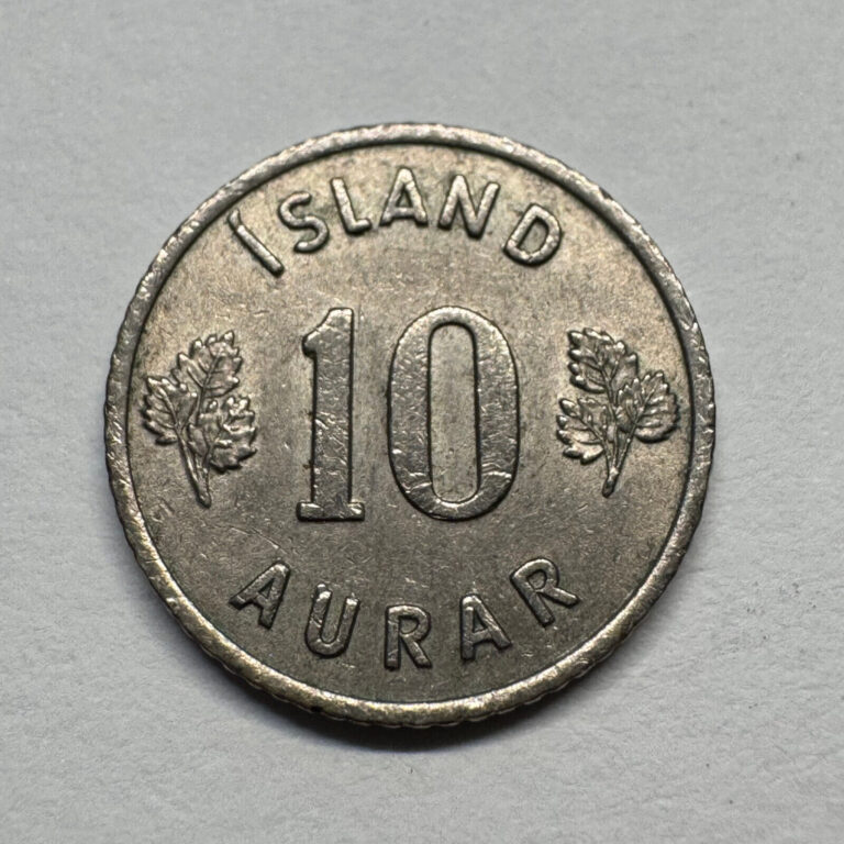 Read more about the article 1967 Iceland 10 Aurar – Beautiful Coin – Lot #B-044