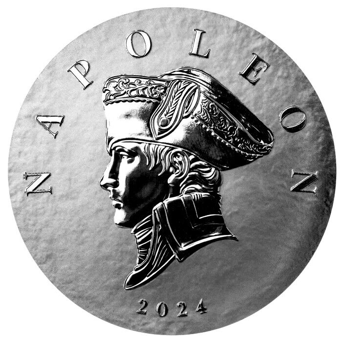 Read more about the article 2024 Liberia $100 Napoleon 5 Troy 9999 Silver Commemorative Commander Series BU