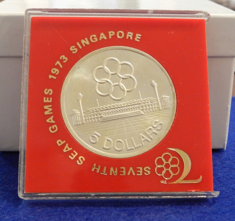 Read more about the article 1973 Singapore $5 – Fantastic Silver Coin – 7th SEAP Games in OGP