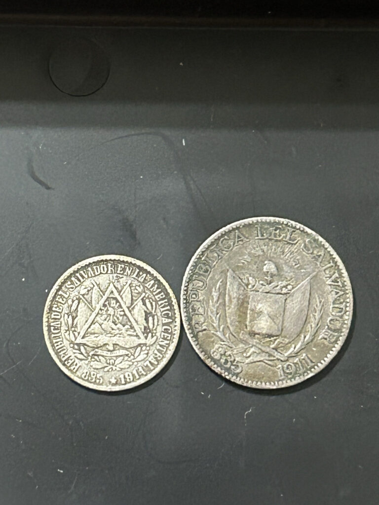 Read more about the article 2 El Salvador 5 And 10 Centavos 1911 1914