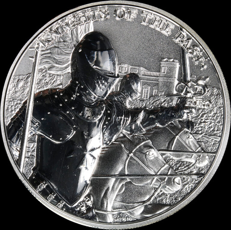 Read more about the article 2021 Malta 1 Ounce Silver 5 Euro Knights of the Past BU OGP COA – STOCK