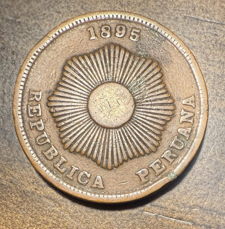 Read more about the article 1895 Peru 2 Centavos Coin