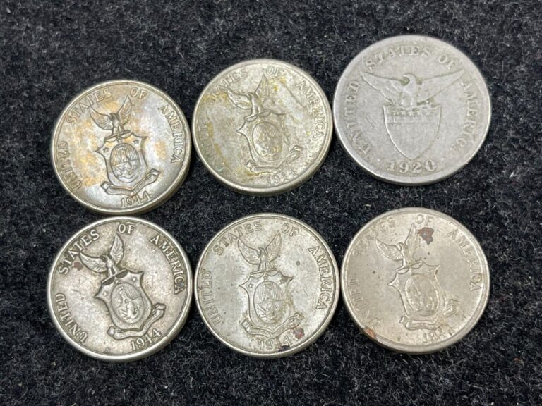 Read more about the article Early US Philippines 6 Coins Lot High Value