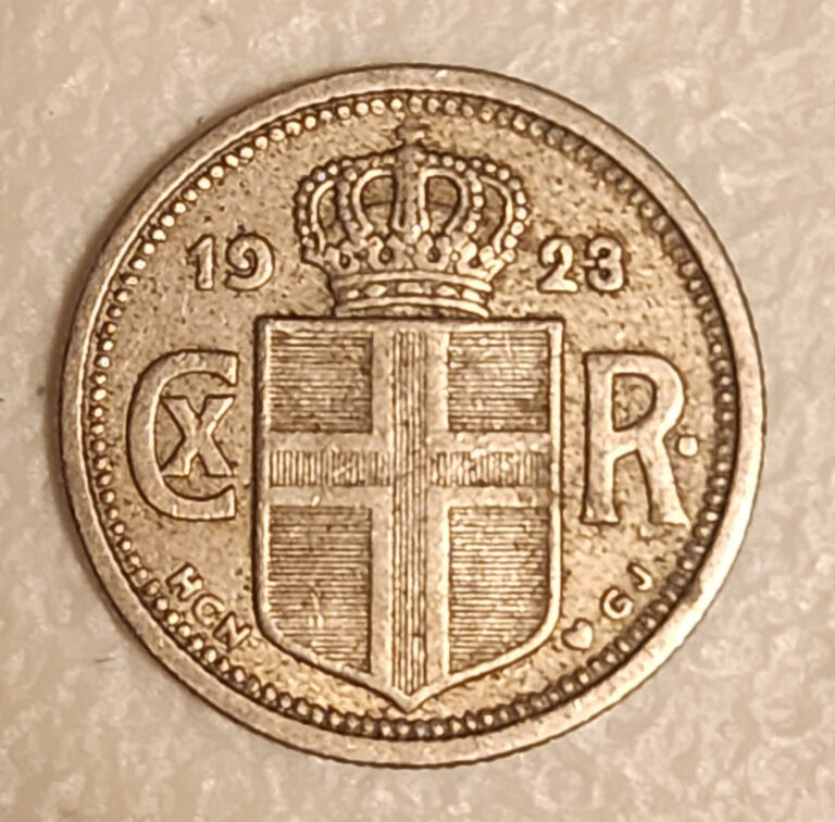 Read more about the article 1923 Iceland 25 Aurar Coin