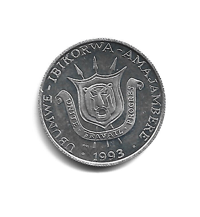 Read more about the article World Coins – Burundi 1 Franc 1993 Coin KM# 19