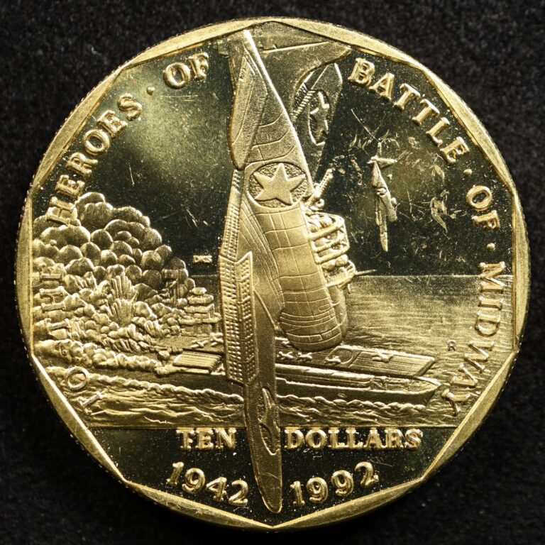 Read more about the article Marshall Islands 10 Dollars 1992  Coin  Inv#G225