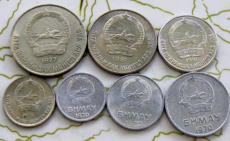 Read more about the article 7COINS MONGOLIA XF-UNC 174