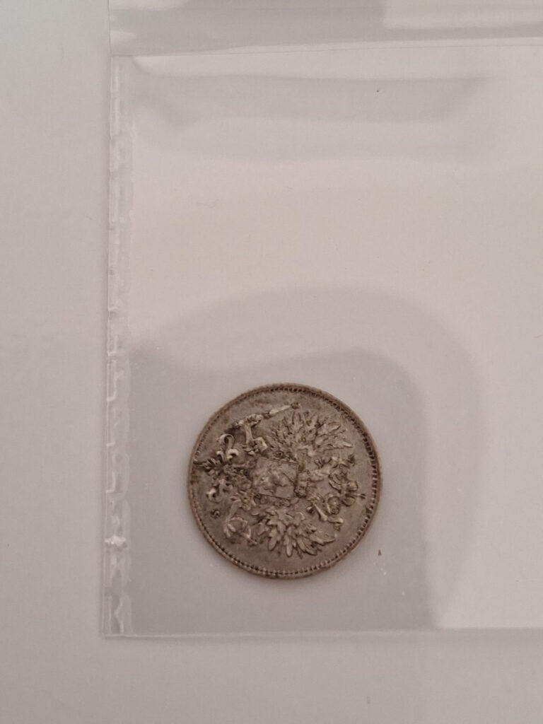 Read more about the article 1915 Finland 25 Pennia – Silver