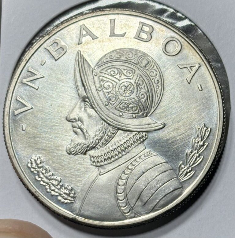 Read more about the article 1966 Panama 1 Balboa One Un Silver Unc From Proof Set