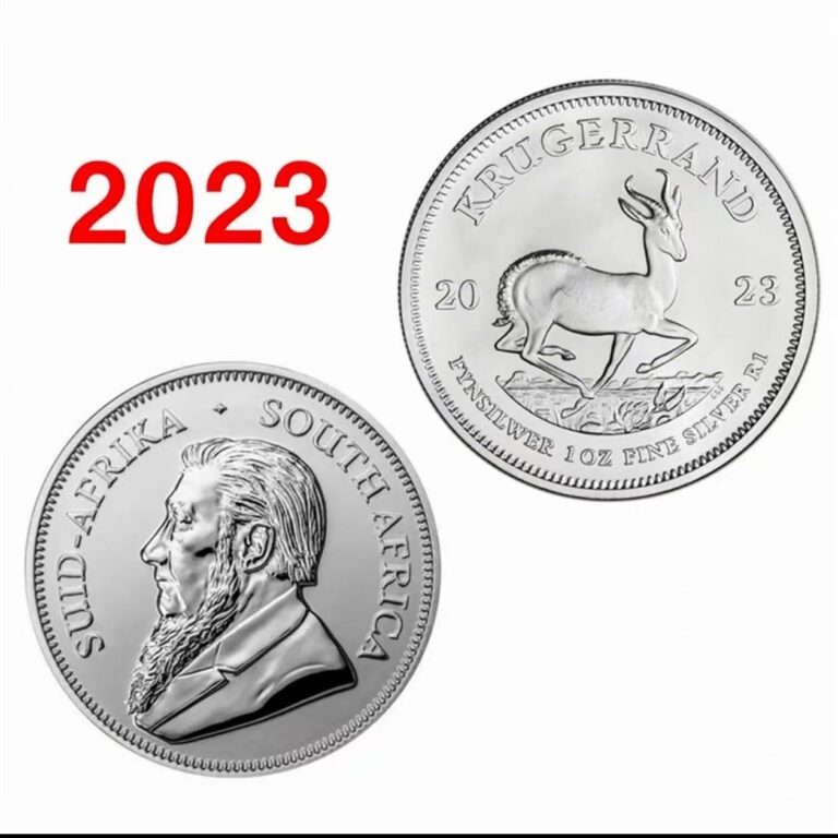 Read more about the article 2023 South Africa 1 oz 999 Fine Krugerrand Silver Coin FINE SILVER R1 Collection