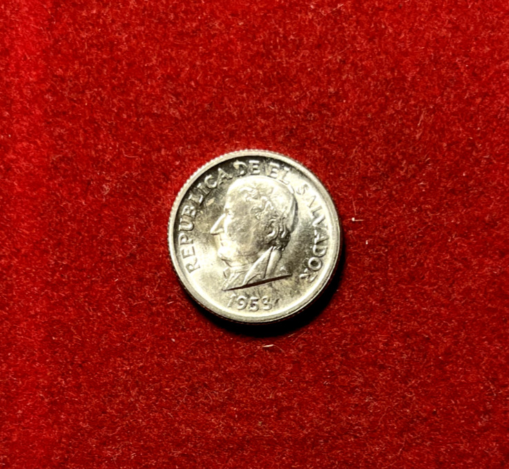 Read more about the article El Salvador 1953 25 Centavos BU Silver Coin KM#137 T4286