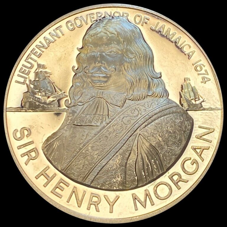 Read more about the article Jamaica 10 Dollars 1974 – Sir Henry Morgan – Privateer – Silver Proof 1.2728 ASW