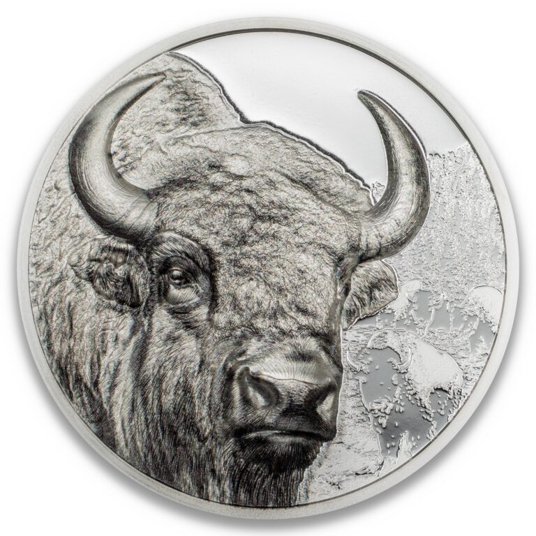 Read more about the article 2025 Mongolia Bison 1oz Silver Coin Ultra High Relief
