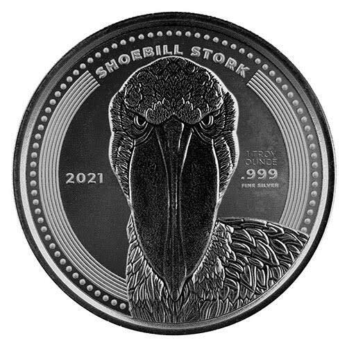 Read more about the article 2021 Republic of Congo Shoebill Stork Silver 1 oz