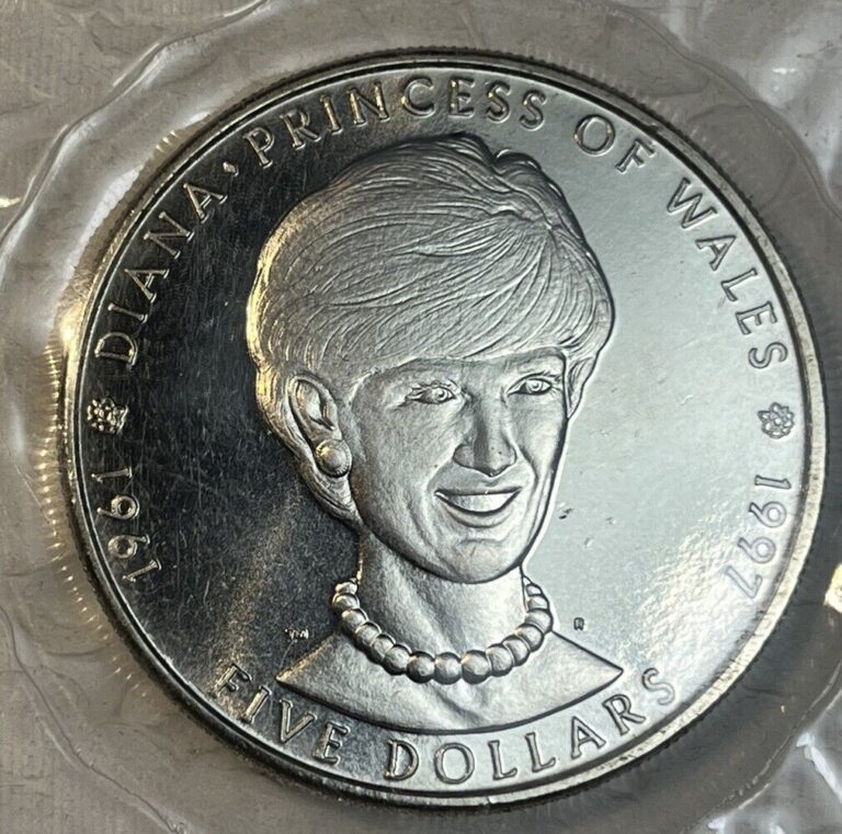 Read more about the article Diana Princess of Wales 1961-1997 $5 Commemorative Marshall Islands BU Coin