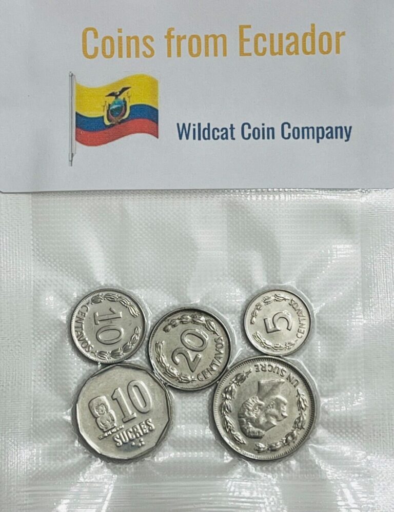 Read more about the article Ecuador Coins – 5 Random Coins – Free Shipping