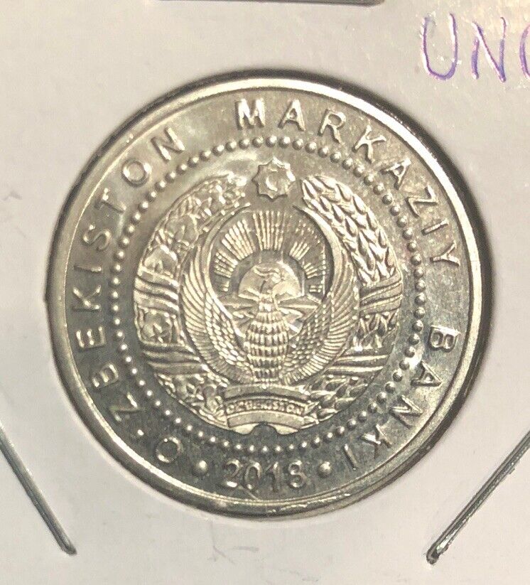 Read more about the article 2018  UZBEKISTAN 500 SOM UNCIRCULATED COIN-19.75MM-KM#39