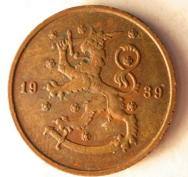 Read more about the article 1939 FINLAND 10 PENNIA – High Quality – Rare Series – FINLAND BIN #Z