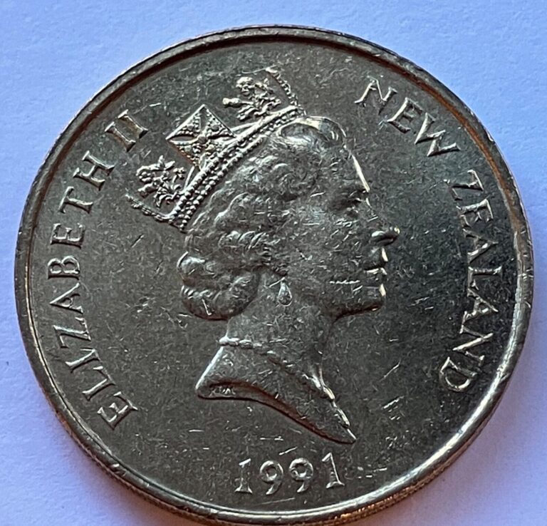 Read more about the article 1991 New Zealand Queen Elizabeth 2  One Dollar Coin