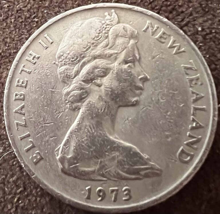 Read more about the article 1973 New Zealand 20 Cent Coin