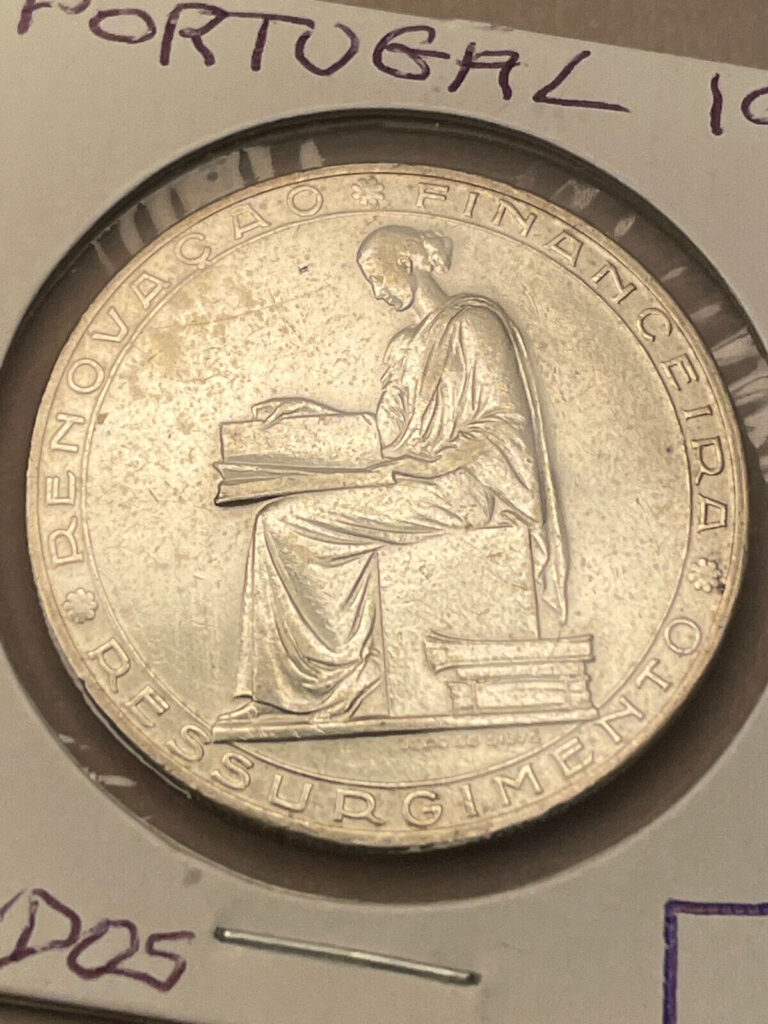 Read more about the article 1953 20 Escudos Portugal 25th Anniversary of Financial Reform World Silver Coin