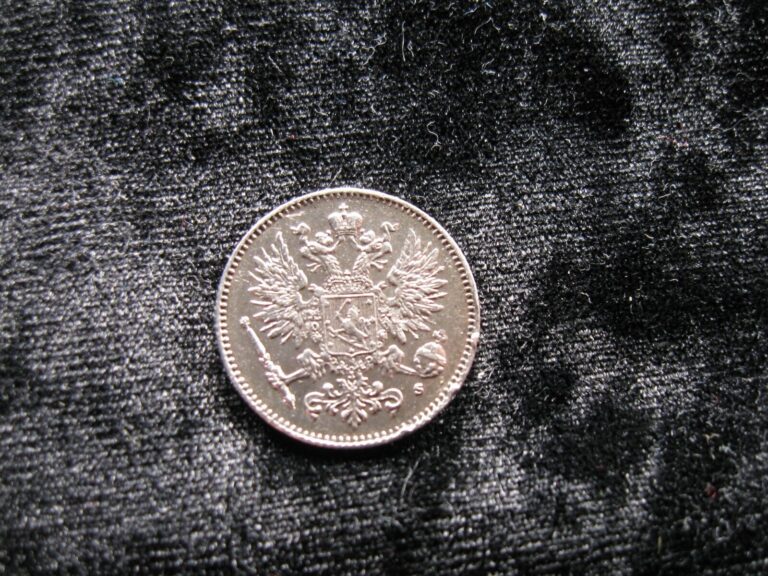 Read more about the article small old world Silver coin FINLAND 50 pennia 1915 KM2.2 “Eagle” (399)