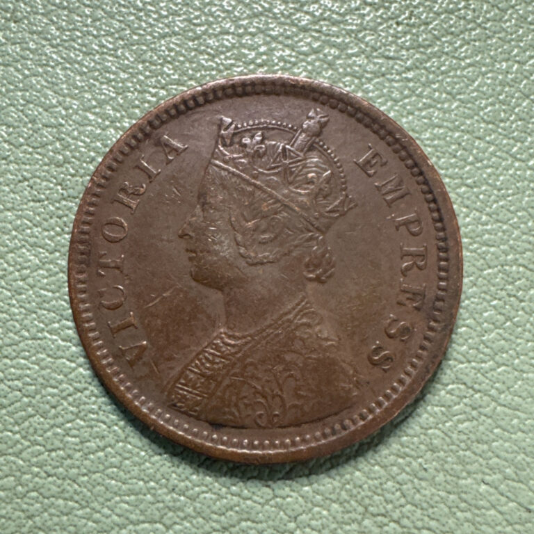 Read more about the article India British 1887 VICTORIA EMPRESS 1/2 PICE BEAUITYFUL COIN