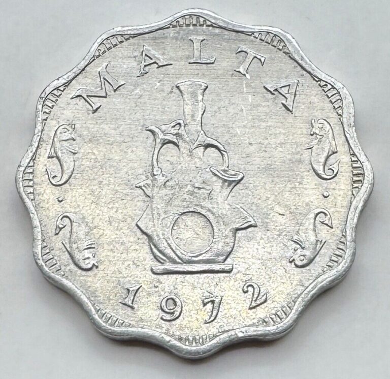 Read more about the article 1972 Malta 5 Mils Coin – Scallop Shape – Earthen Lamp Stand – Free Shipping