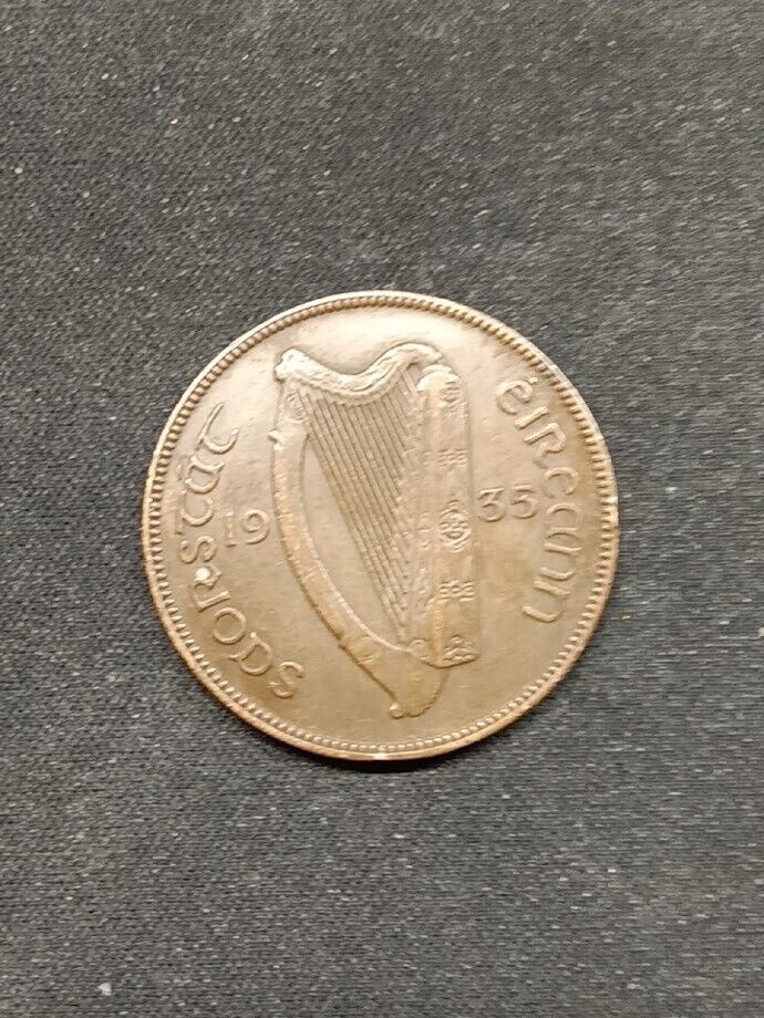 Read more about the article 1935 Ireland penny-lightly circulated