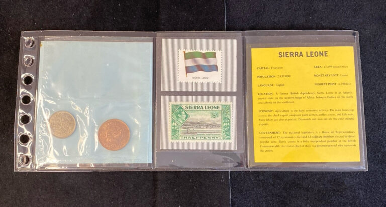 Read more about the article Sierra Leone Coin and Stamp Set Foreign Coins Free Shipping