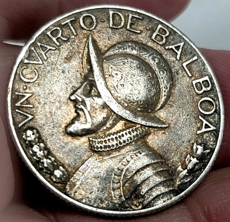 Read more about the article 1930 Panama 1/4 Balboa Silver Vn Cvarto De Balboa  90% Silver Coin