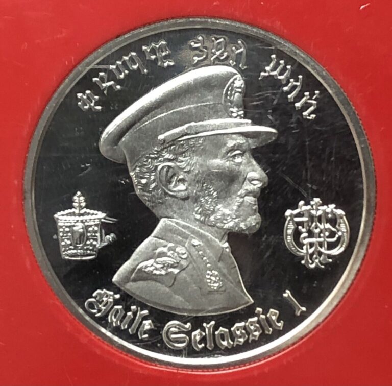 Read more about the article ETHIOPIA KM52 5 Dollars 1972 Silver Proof Haile Selassie I King