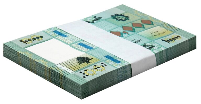 Read more about the article Lebanon 100 000 Livres Banknote  2022  UNC USA SELLER  100 NOTES