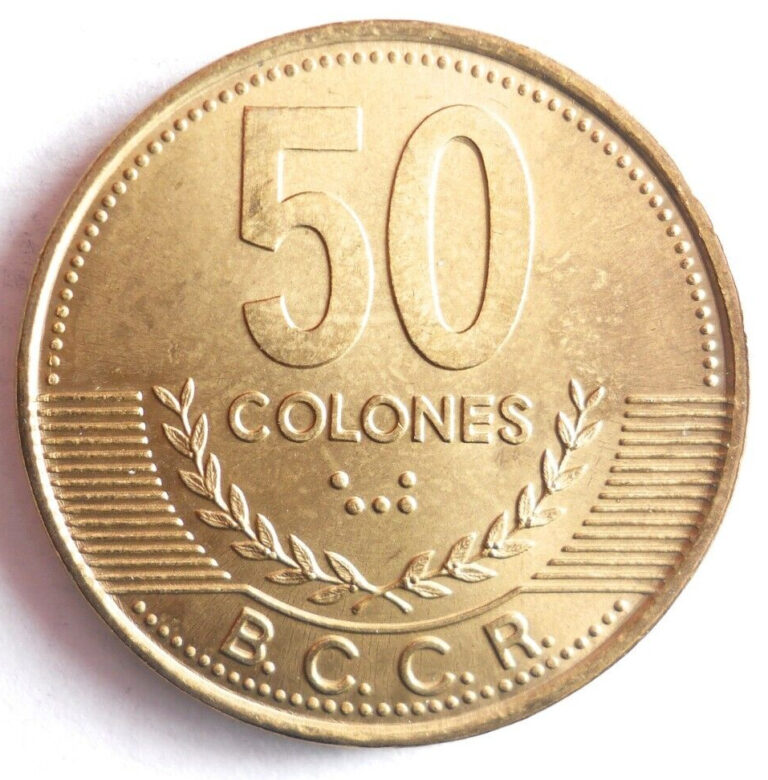 Read more about the article 2002 COSTA RICA 50 COLONES – Excellent Coin – FREE SHIP – Bin #722