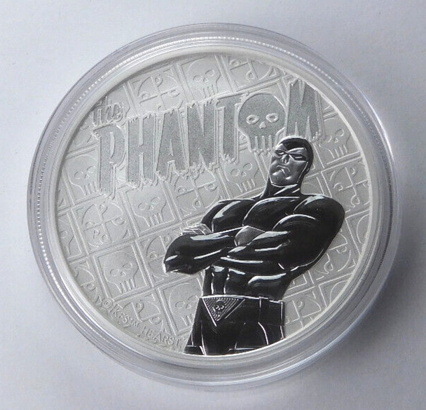 Read more about the article 2022 $1 Tuvalu The Phantom 1 Troy oz .9999 Fine Silver Coin