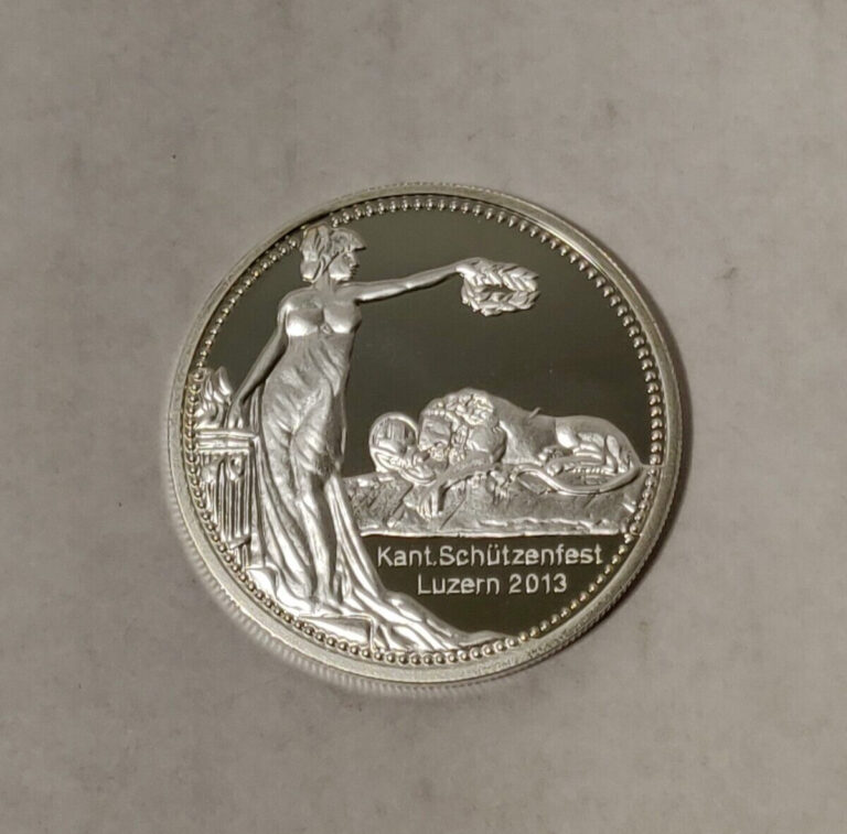 Read more about the article 2013 SWITZERLAND 50 FRANCS PROOF SILVER COIN LUZERN SHOOTING FESTIVAL