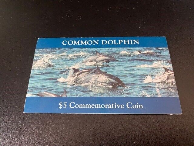 Read more about the article 1993 MARSHALL ISLANDS $5 COMMON DOLPHIN INDO-PACIFIC OCEAN SEALED COIN + FOLDER