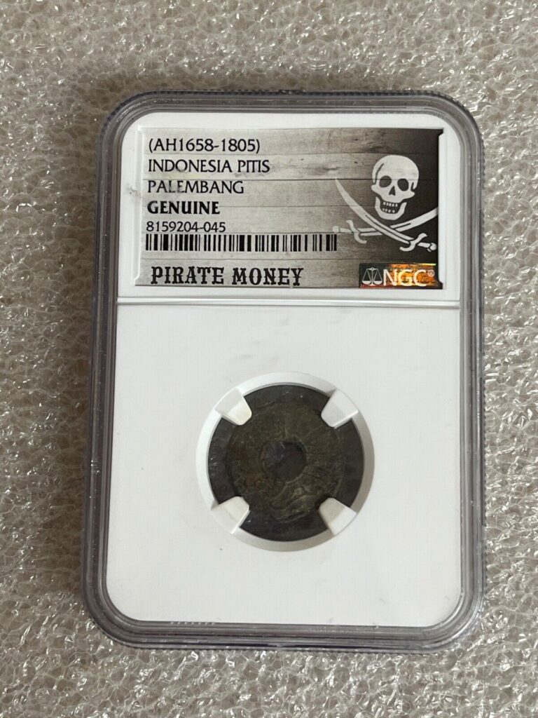 Read more about the article 1658-1805 Indonesia Pitis Palembang Genuine Pirate Money -Treasure NGC Certified