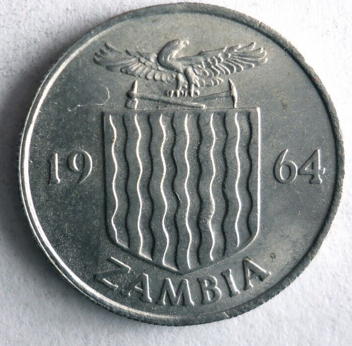 Read more about the article 1964 ZAMBIA 6 PENCE – Excellent Coin – FREE SHIP – Bin #175
