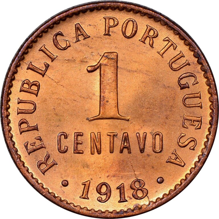 Read more about the article 1918 PORTUGAL CENTAVO – AU/UNC – Great Coin – Free Ship – Bin #LC 97