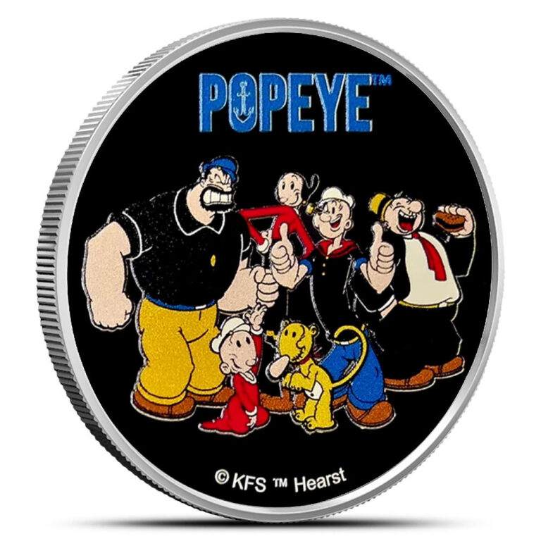 Read more about the article 2024 1 oz Colorized Samoa Silver Popeye and the Group Coin (BU)