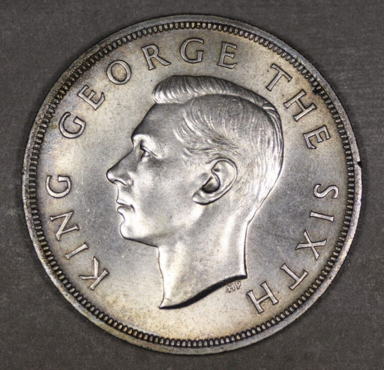 Read more about the article 1949 New Zealand Silver Crown Lustrous