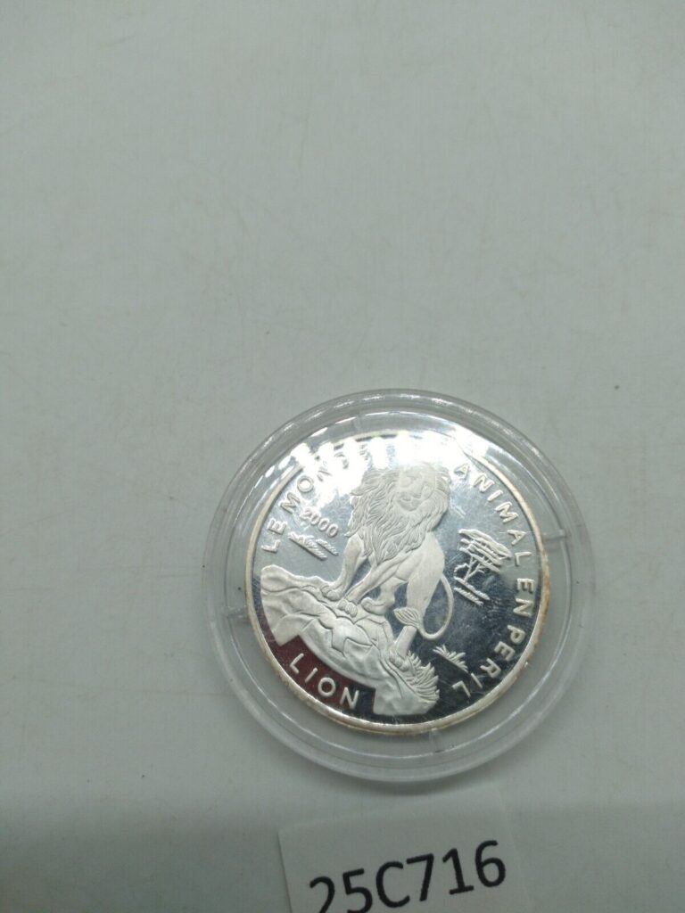 Read more about the article Togo 1000 francs Wildlife Fund African Lion proof silver coin 2000 bb4 25c716